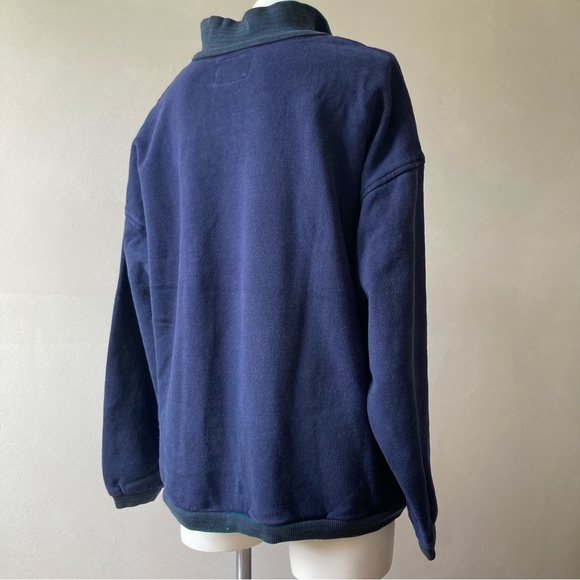 S.D.I. | Vintage Seattle Collegiate 1/4 Zip Long Sleeve Pullover Sweatshirt - Picture 5 of 7